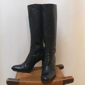 J Crew tall leather boots Made in Italy